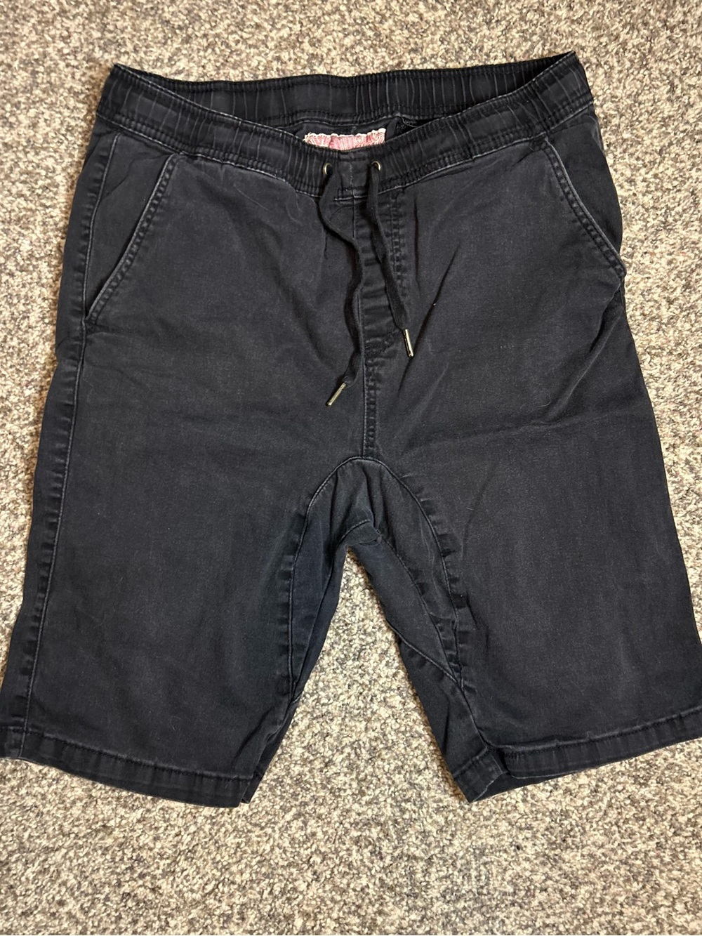 Brooklyn Cloth Black Drawstring Hybrid Shorts